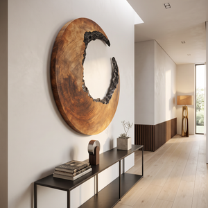 Mid Century 3D Wood Wall Art For Furniture Home Makeover