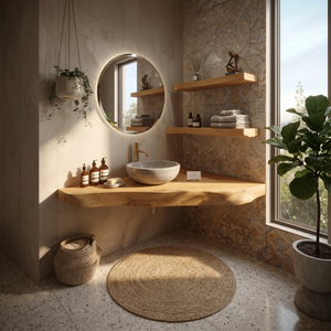 Coastal Wall Mounted Vanity Ocean View Home