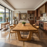 Minimalist Dining Table With Sleek Look For Dining Room