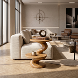 Contemporary Two Tier Side Table Modern Lounge