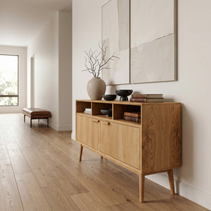 Contemporary Rectangular Console Table For Designer Living Room