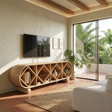 Contemporary Linear TV Console For Modern Living Space