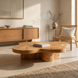 Organic Coffee Table With Unique Cloud-shapes For Living Room