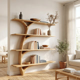 Organic Branch Form Sculptural Bookshelf For Living Room