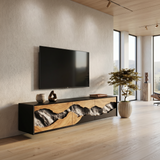 Handcrafted TV Console For Cozy Living Space