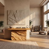 Minimalist Live Form Console Table For Apartment Interior Design