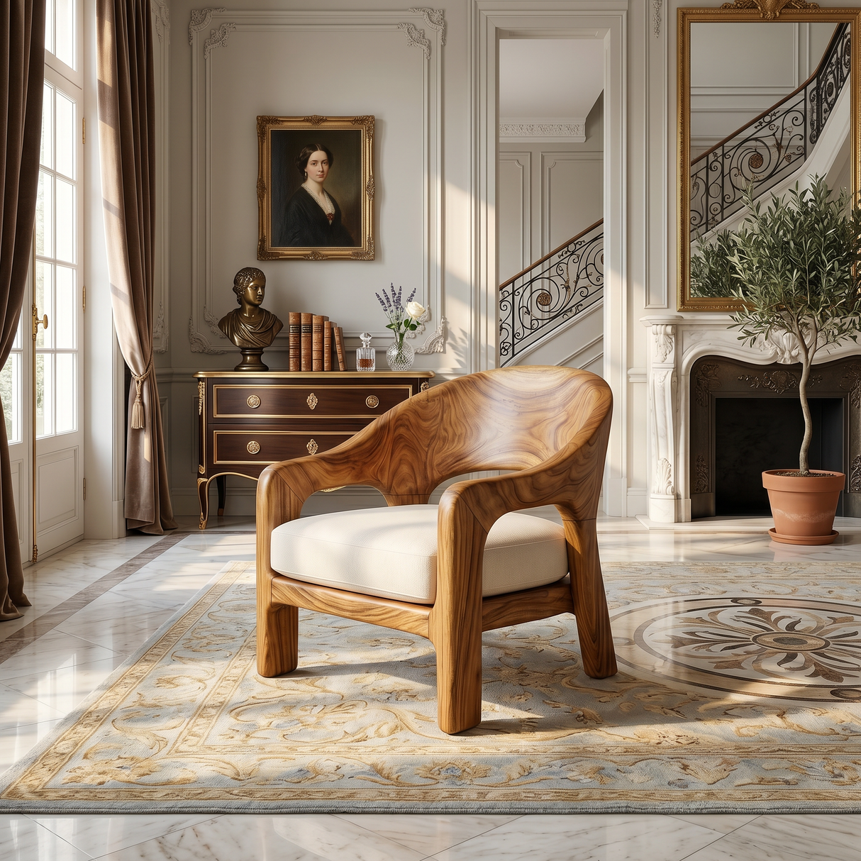 European Contemporary Lounge Chair Luxury Bedroom