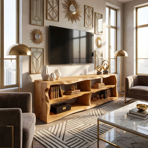 Minimalist Organic TV Cabinet For Media Room