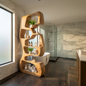 Modern Wooden Bookshelf For Home Living Storage