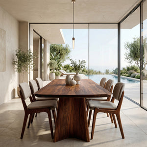 Modern Sculptural Dining Table For Dining Room