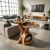 Contemporary Dual Tier Side Table Designer Residence