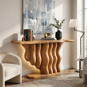 Coastal Infinity Base Console Table Beach House