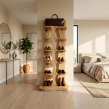Minimalist Vertical Shoe Rack For Entryway Storage Corner Display