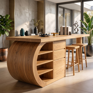 Modern Kitchen Island With Storage For Open Kitchen