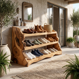 Minimalist Tall Shoe Rack For Mudroom Hallway Display Section
