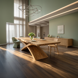 Contemporary Organic Edge Dining Table For Dining Interior