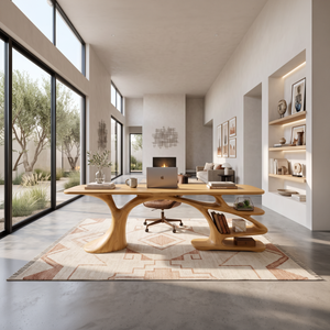 Contemporary Branch Base Writing Desk Home Office