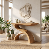 Modern Organic Display Table For Contemporary Living Space