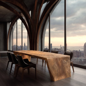 Modern Carved Dining Table For Luxury Dining Room