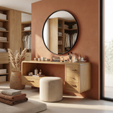 Organic Sculptural Vanity Desk Dressing Room Beauty Space Personal Area