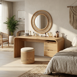 Modern Dressing Table Bedroom Walk In Closet Makeup Area