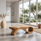 Artistic Sculptural Organic Bench For Entryway Decor