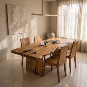 Organic Handcrafted Dining Table For Home Or Kitchen Room