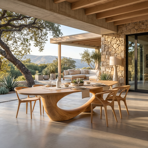 Handcrafted Dining Table For Unique Kitchen Decor
