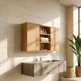 Contemporary Wave Front Bathroom Cabinet Luxury Bathroom