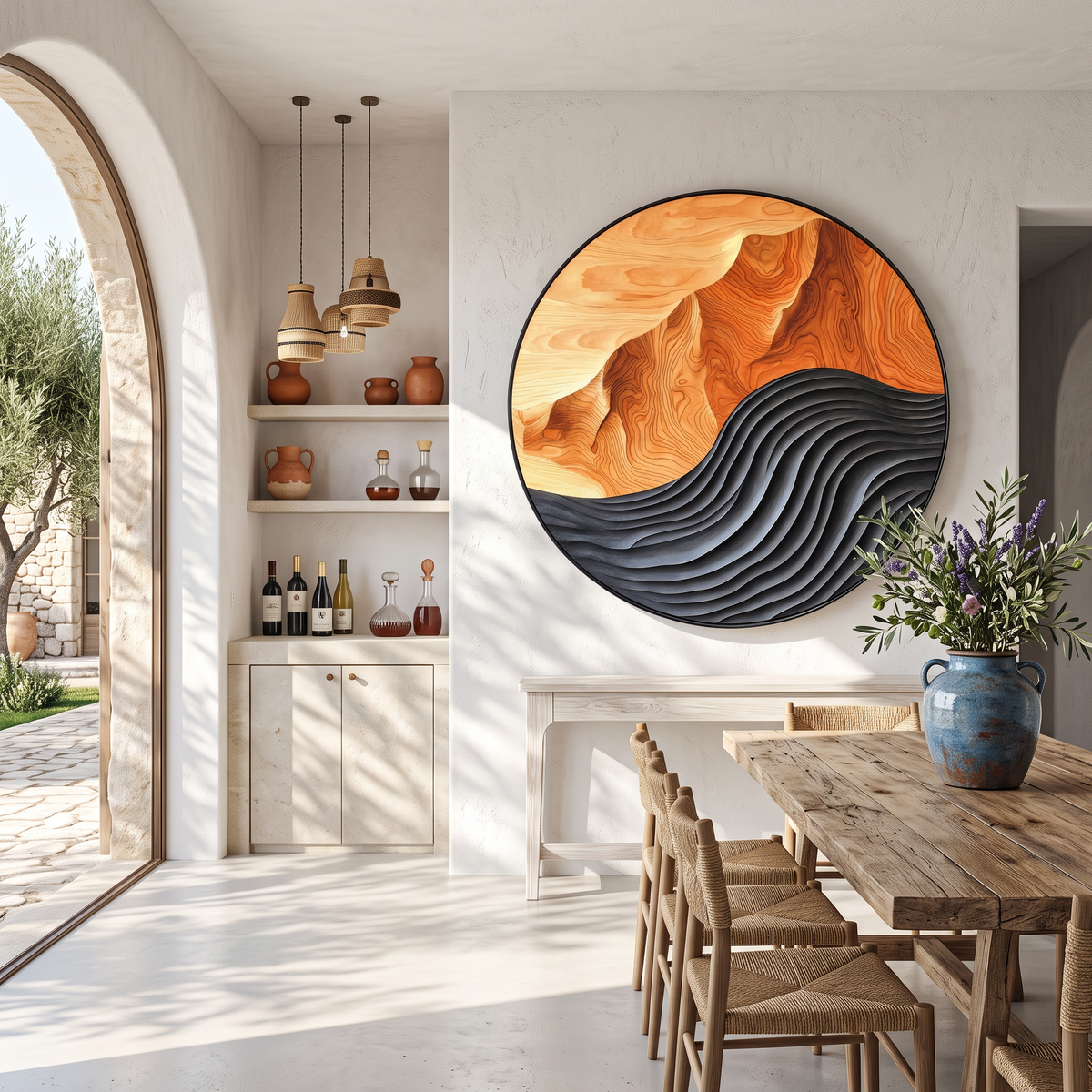 Mid Century Large Sculpture Wall For Entryway Inspiration