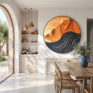 Mid Century Large Sculpture Wall For Entryway Inspiration