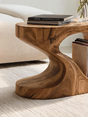 Modern Organic Side Table For Living Room Or Bedroom