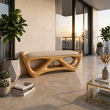 Designer Wooden Bench Creative Studio