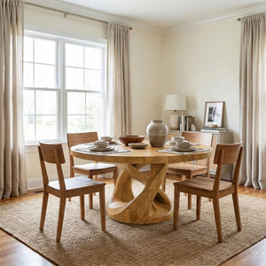 Modern Pedestal Dining Table For Dining Room Furniture