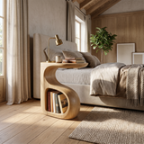 Modern Organic End Table For Open Living Space