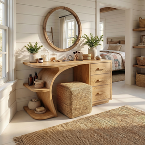 Elegant Makeup Vanity Table Personal Beauty Area Dressing Space