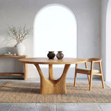 Modern Round Sculptural Dining Table For Kitchen Furniture