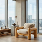Modern Chunky Frame Armchair For Cozy Living Room