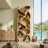 Mid Century Open Bookcase For Modern Interior