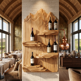Contemporary Landscape Bottle Holder For Modern Interior