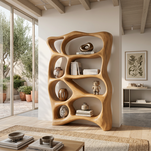Contemporary Reading Bookshelf For Cozy Bedroom Interior
