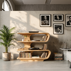 Farmhouse Vinyl Storage Console For Bedroom Decor