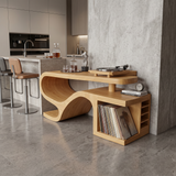 Minimalist Organic Record Player Stand Modern Loft