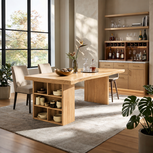 Rustic Kitchen Table For Outdoor Patio Kitchen