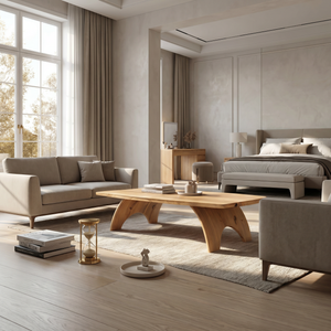 Sculptural Storage Coffee Table For Contemporary Lounge
