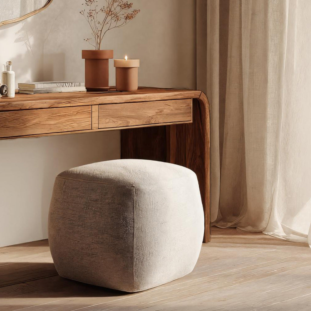 Modern Sculptural Vanity Table For Bedroom Interior