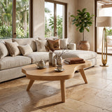 Farmhouse Solid Wood Coffee Table For Living Roomdecor And Home Style