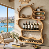 Modern Artistic Wine Storage Rack For Living Room