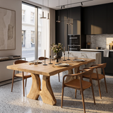 Farmhouse Dining Table For Vintage Furniture Look