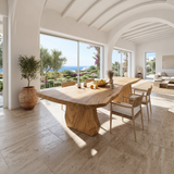 Contemporary Sculpted Base Dining Table For Modern Dining Interior